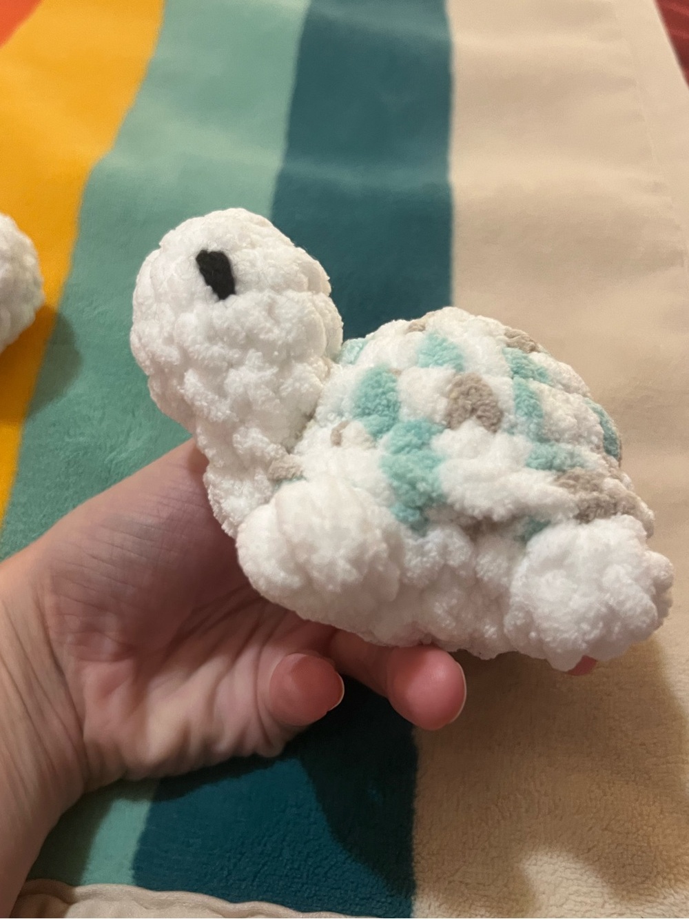 Plush Crocheted Turtle 🐢 - Picture 4 of 8